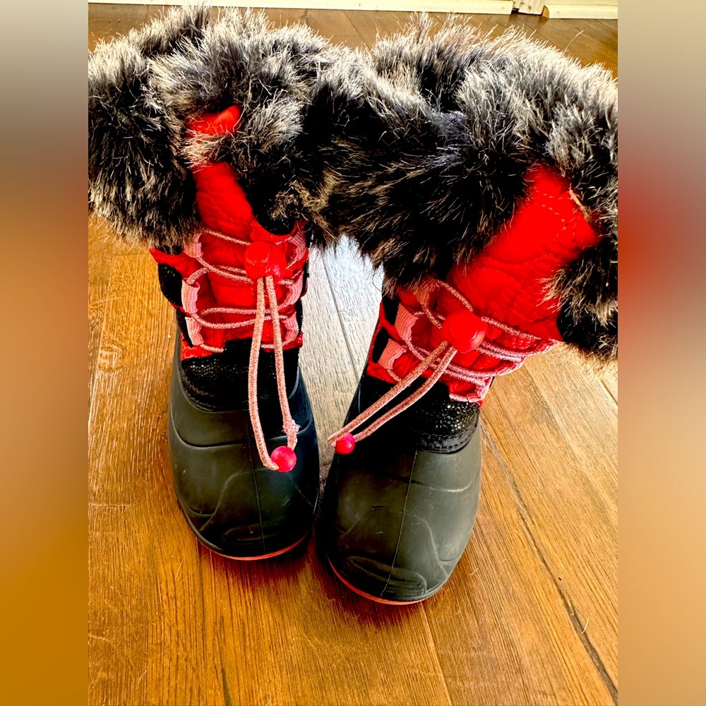 Kamik Lychee Winter Boot, red, toddler size 8